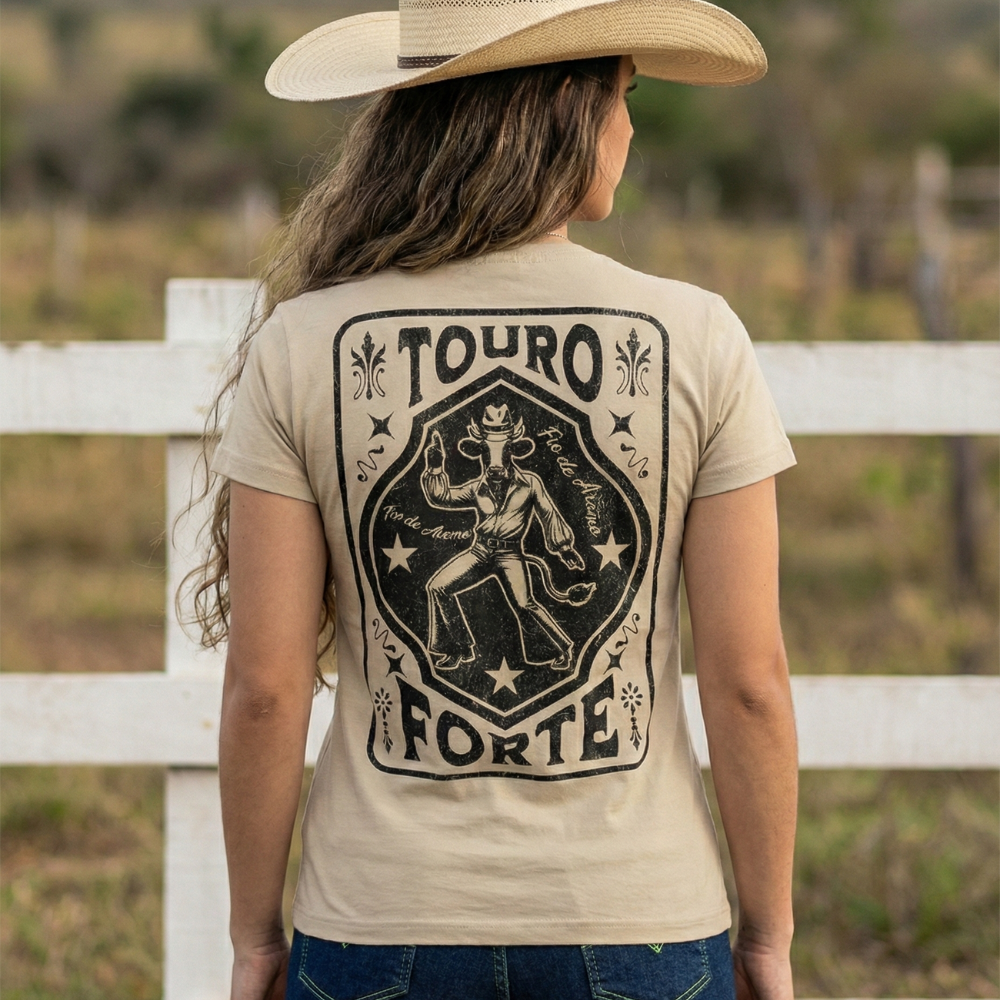 Camiseta Fio de Arame Touro Forte Elvis Presley