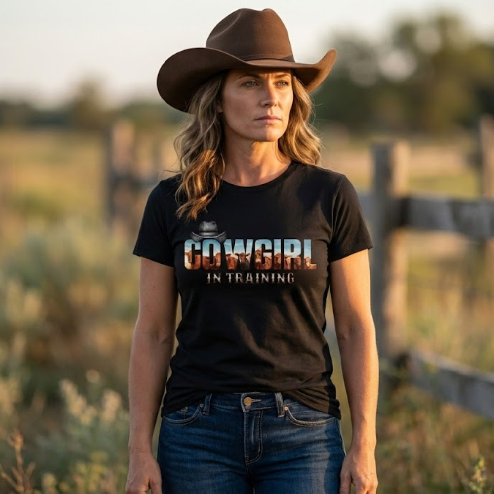 Camiseta Cowgirl In Train Fio de Arame