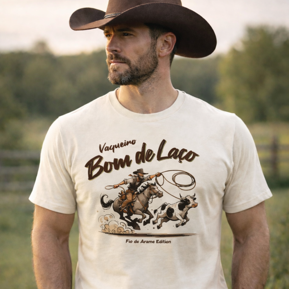 Camiseta Bom de Laço Fio de Arame