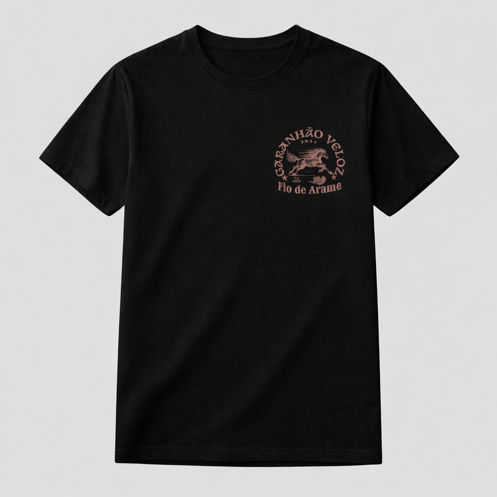 Camiseta Garanhão Veloz Bruto Fio de Arame