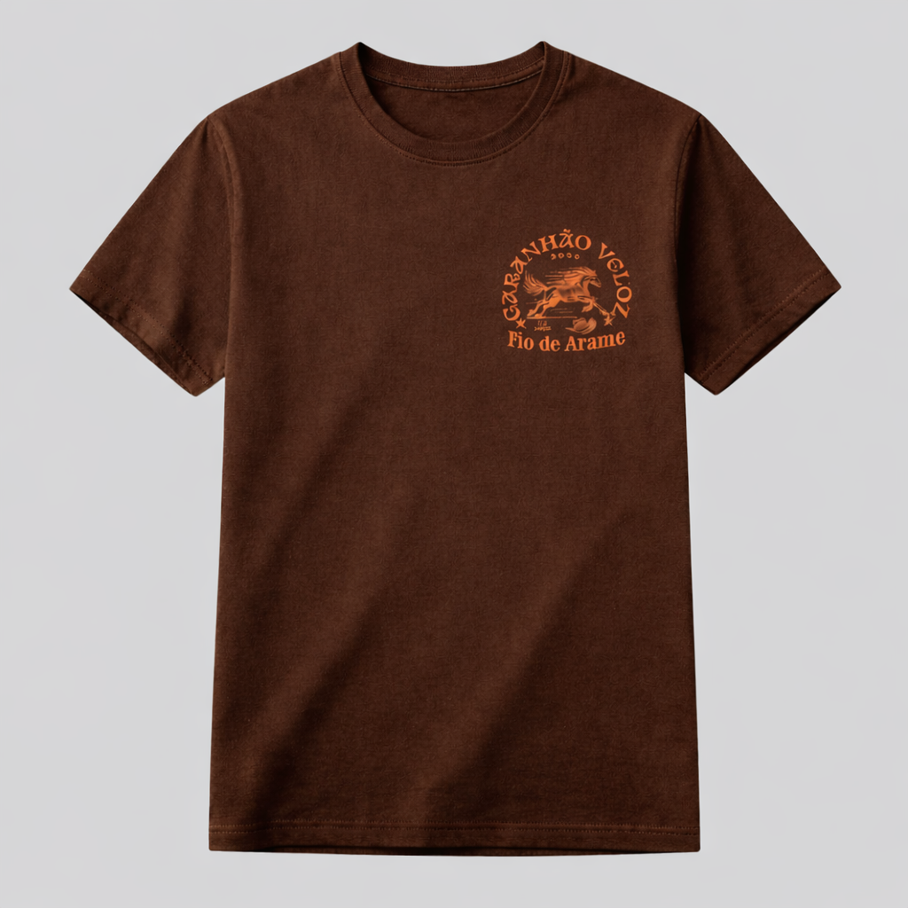 Camiseta Garanhão Veloz Bruto Fio de Arame