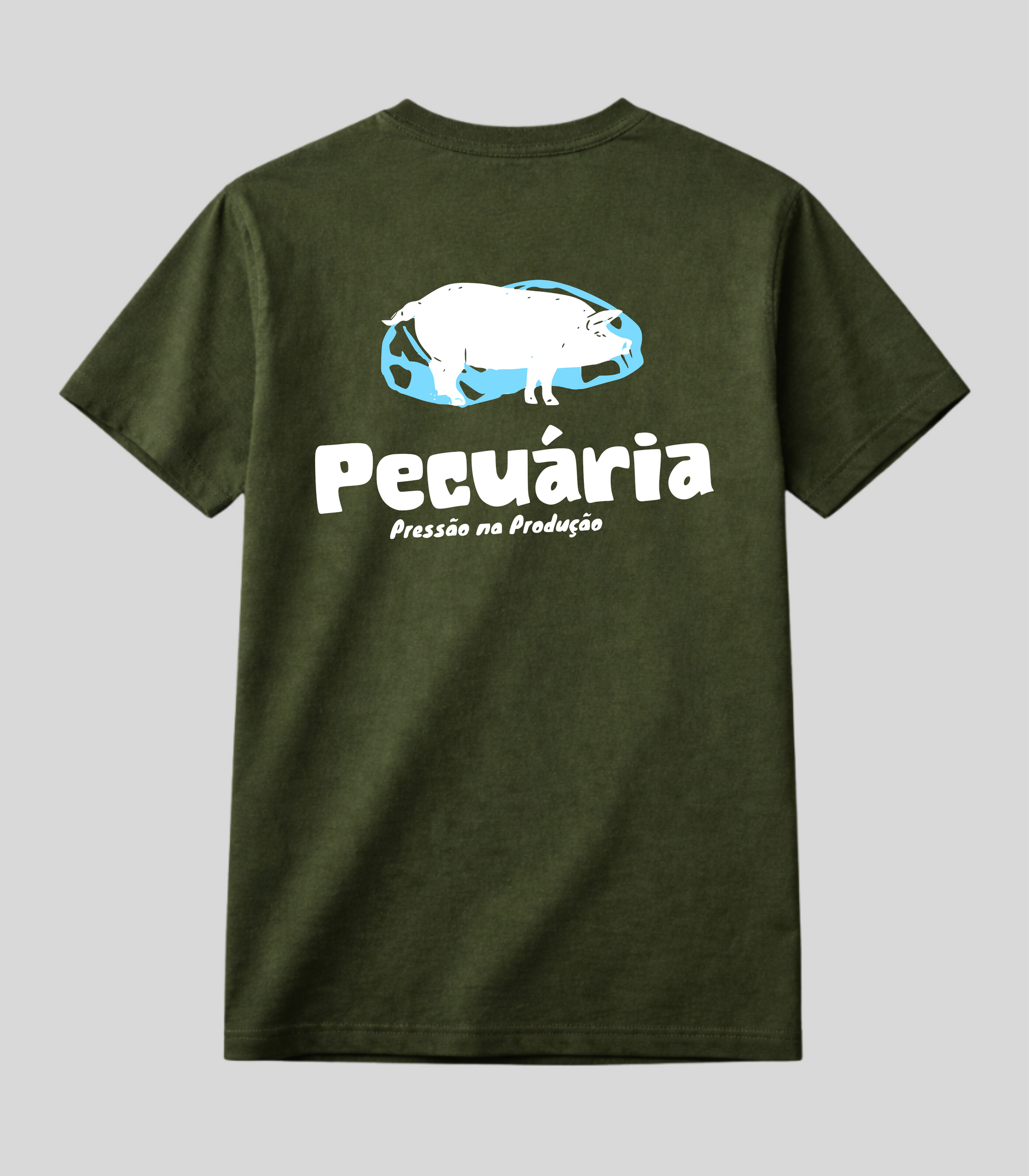 Camiseta Pecuária Pressão na Produção Suinos