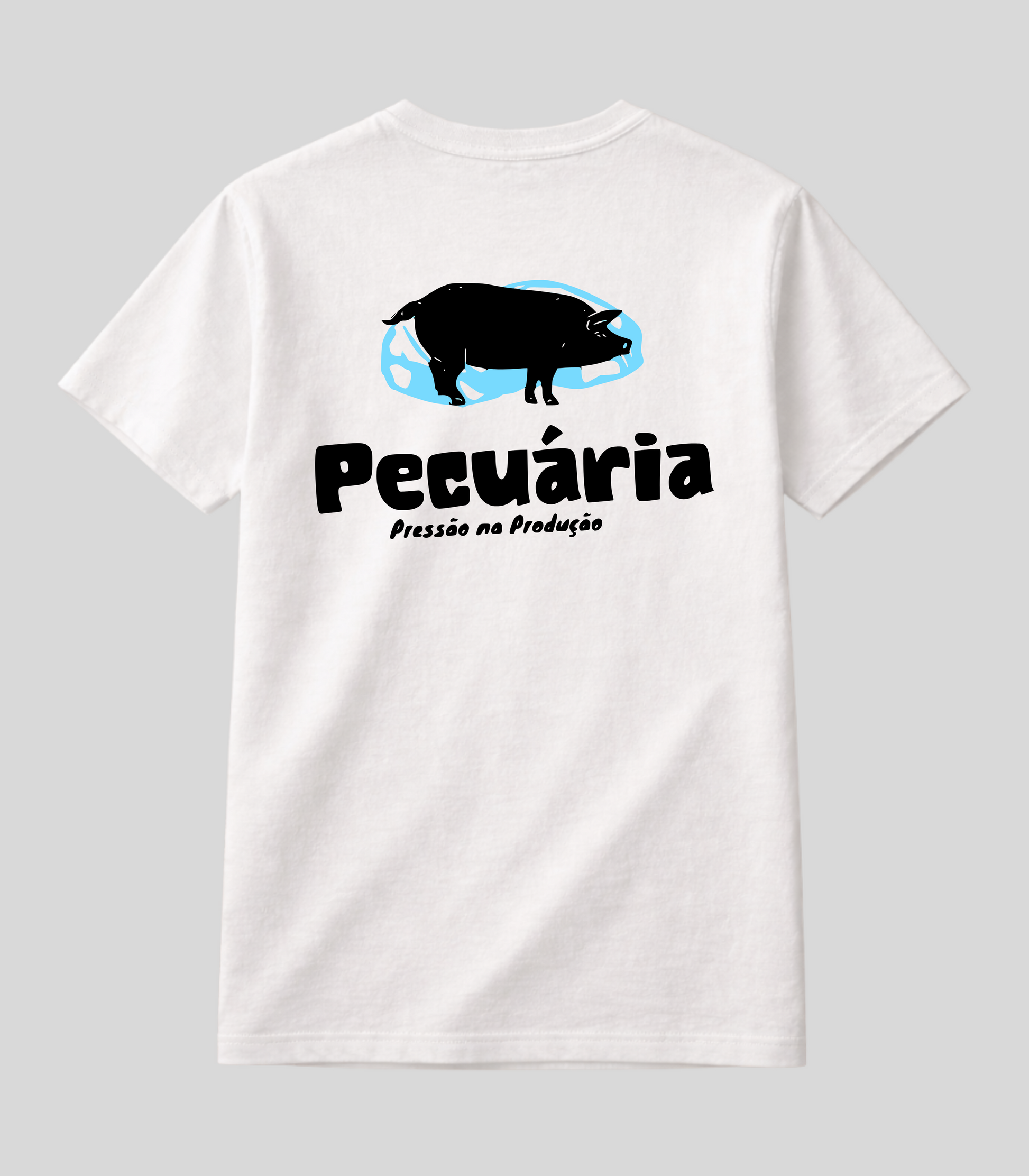 Camiseta Pecuária Pressão na Produção Suinos