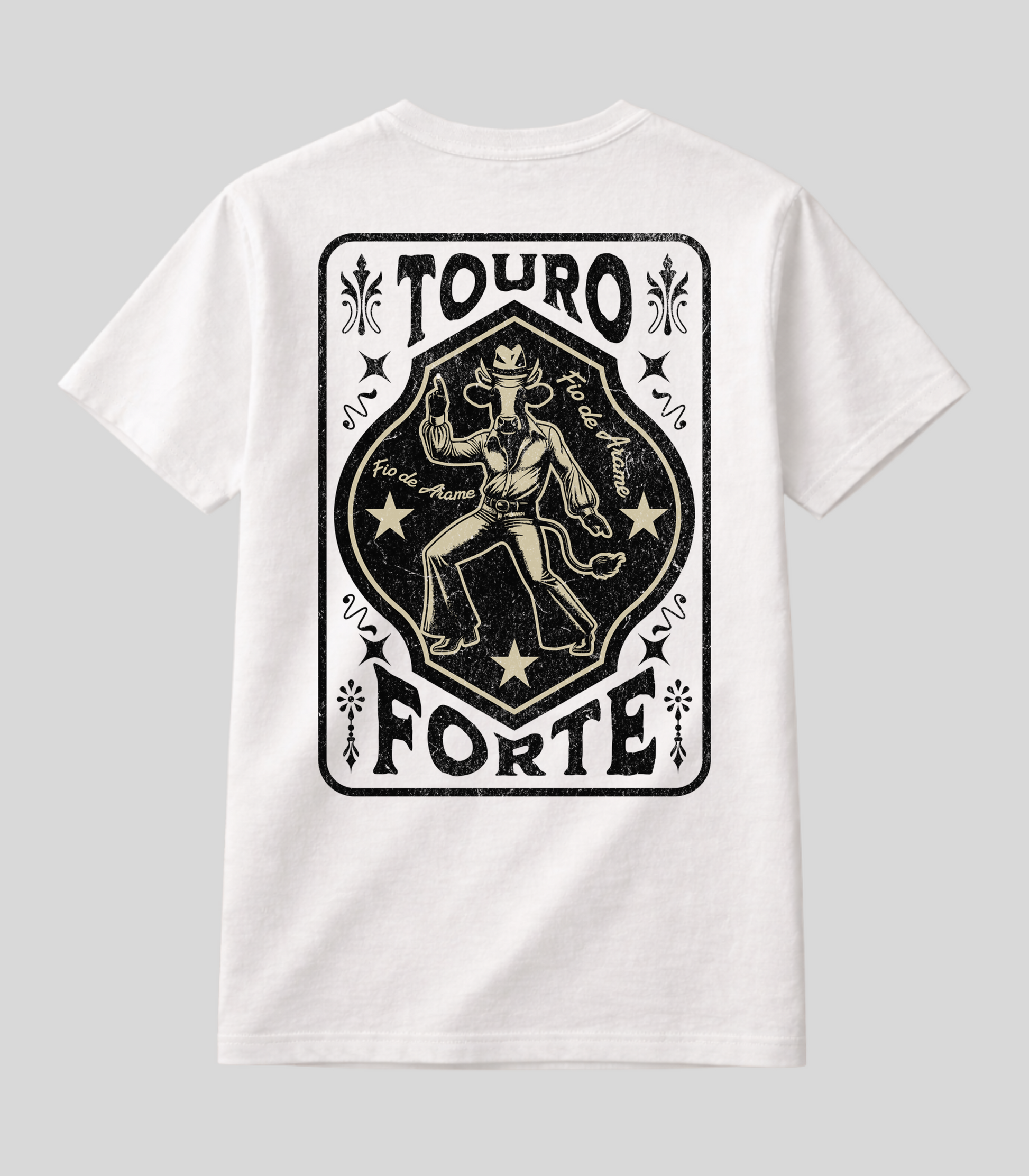 Camiseta Fio de Arame Touro Forte Elvis Presley
