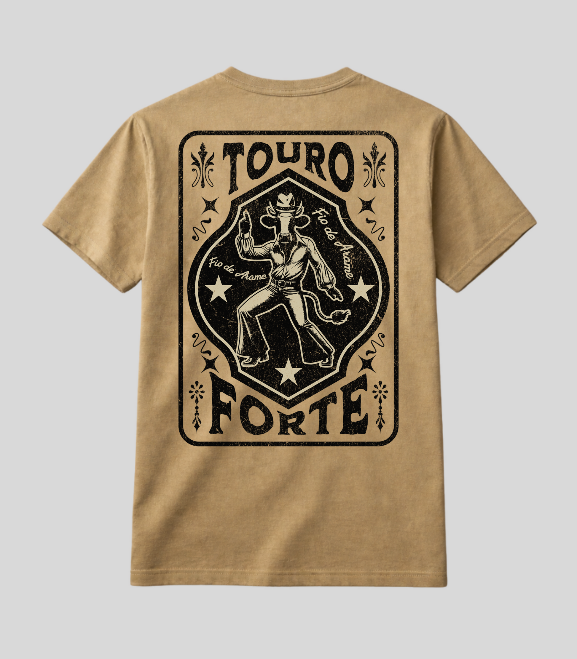 Camiseta Fio de Arame Touro Forte Elvis Presley