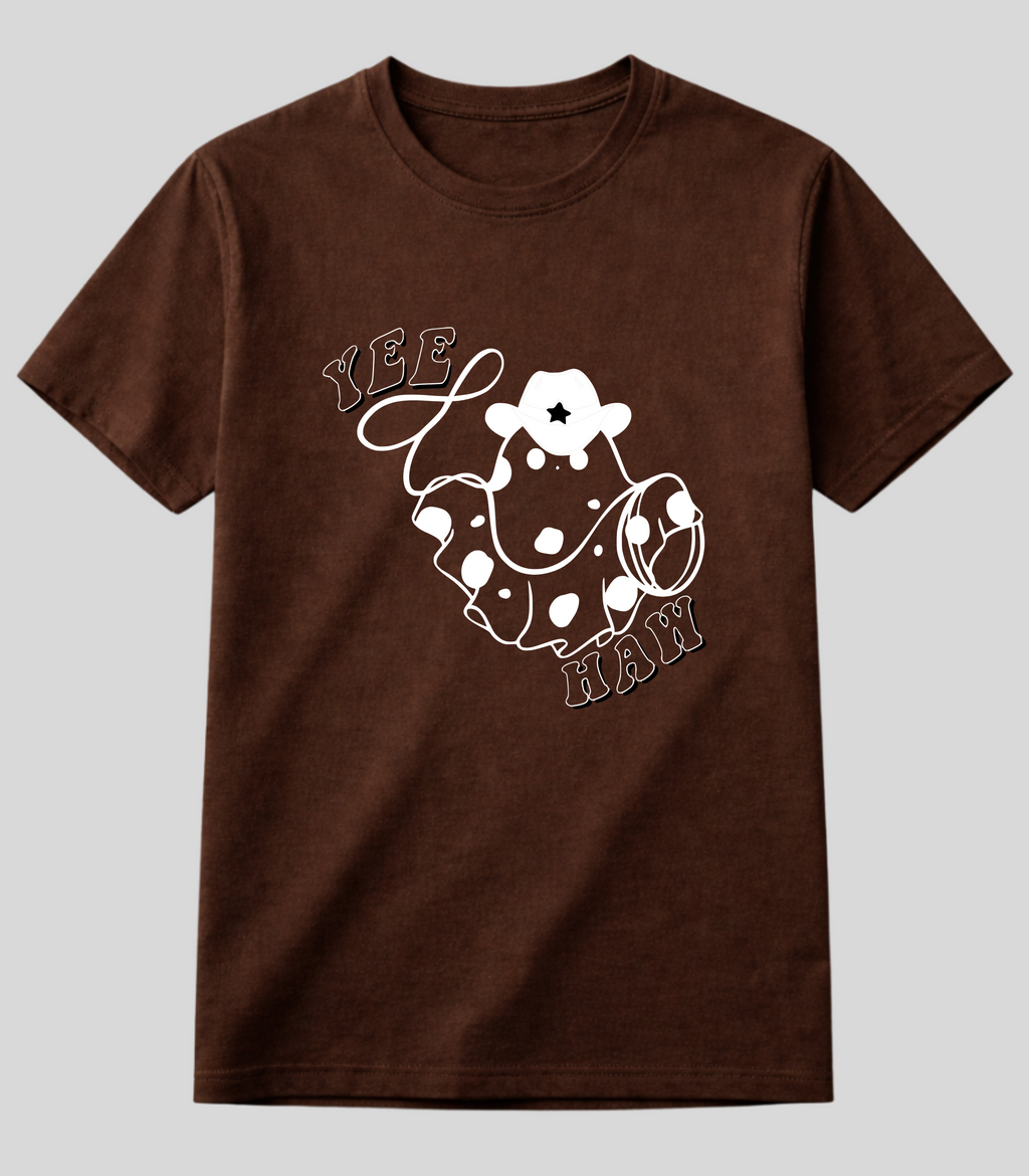 Camiseta Fantasma do West Yee Haw Fio de Arame
