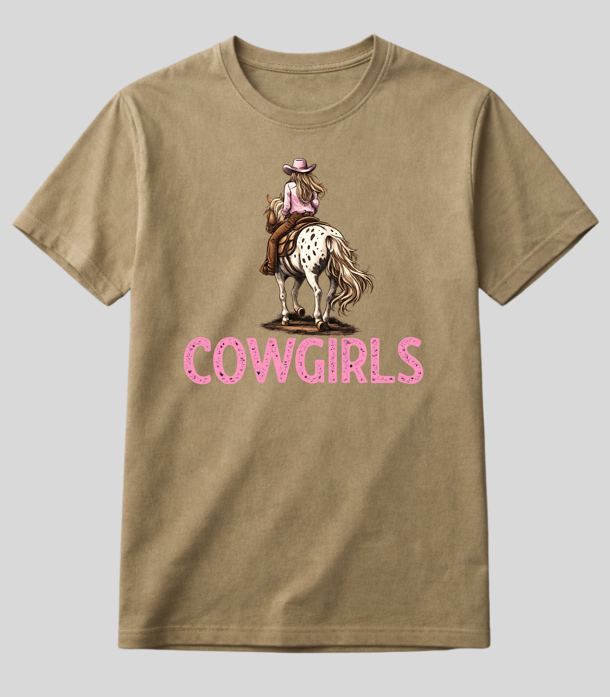Camiseta Cowgirl e Seu Cavalo Fio de Arame
