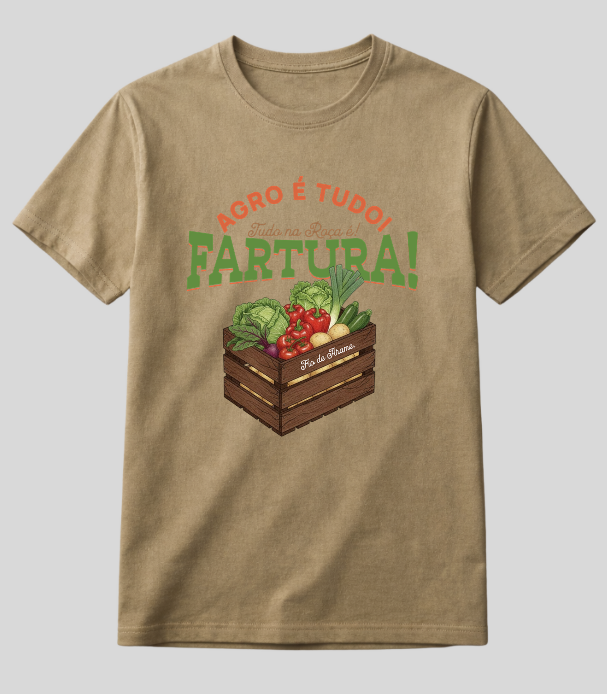 Camiseta Agro é Fartura Fio de Arame