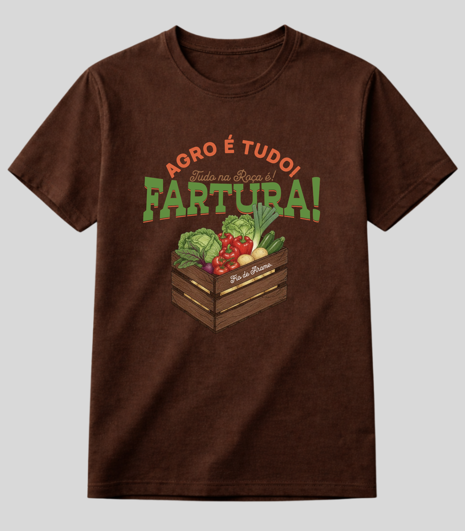 Camiseta Agro é Fartura Fio de Arame