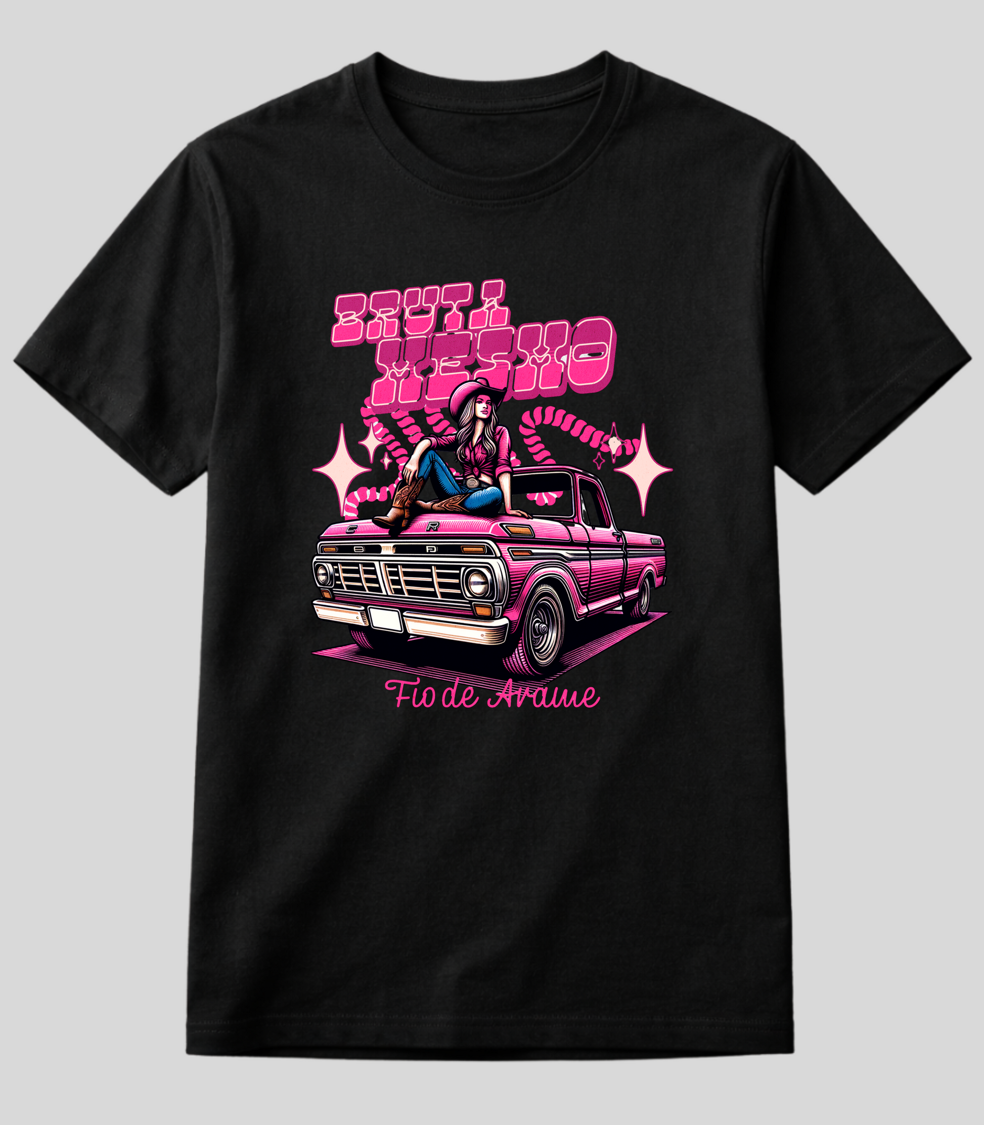 Camiseta Bruta Mesmo Caminhote Fio de Arame