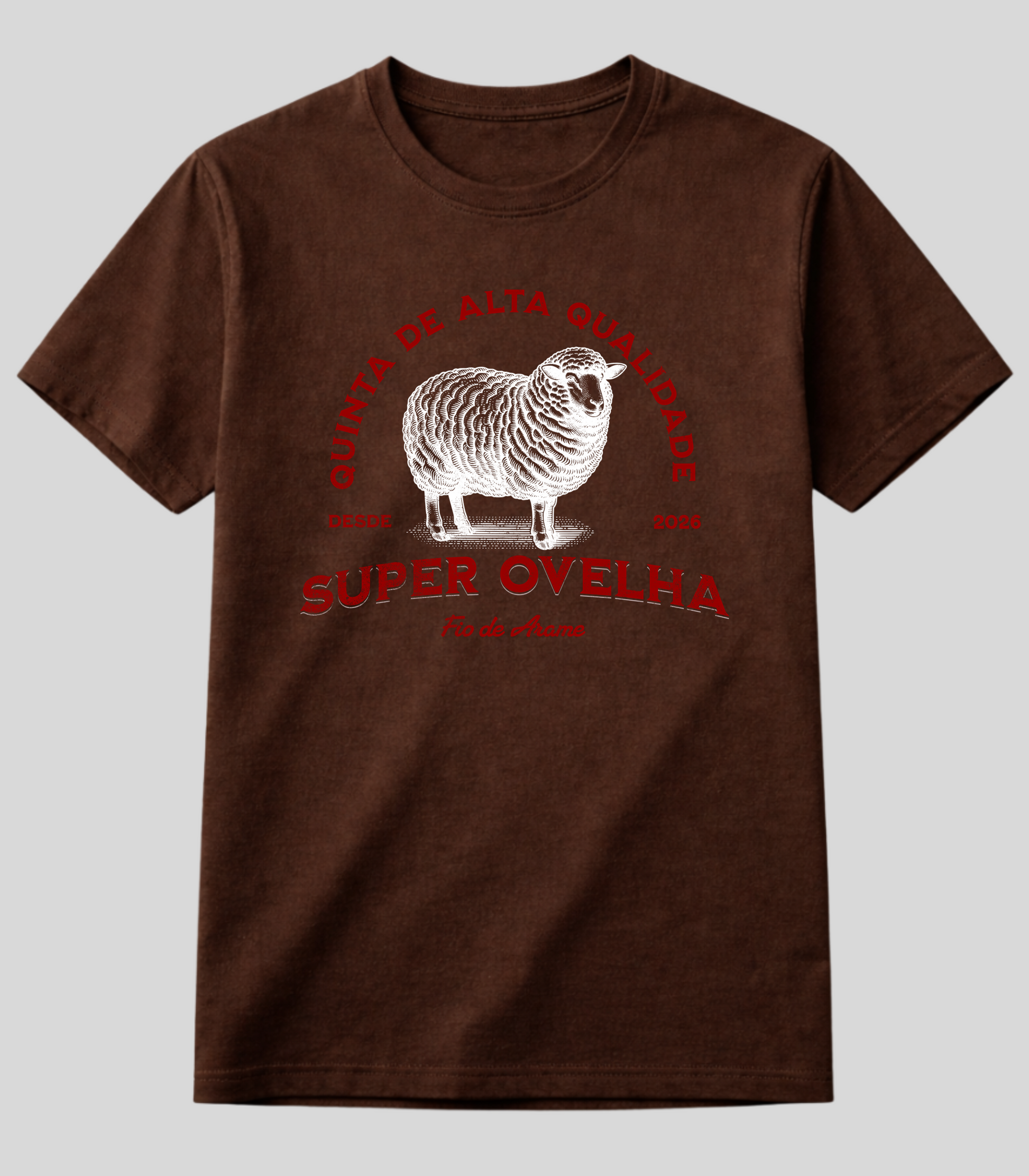 Camiseta Super Ovelha Fio de Arame