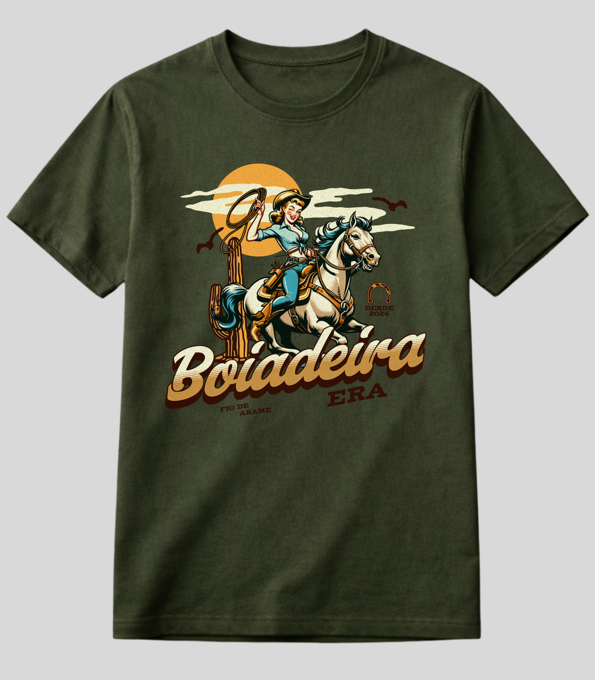 Camiseta Era da Boiadeira Fio de Arame