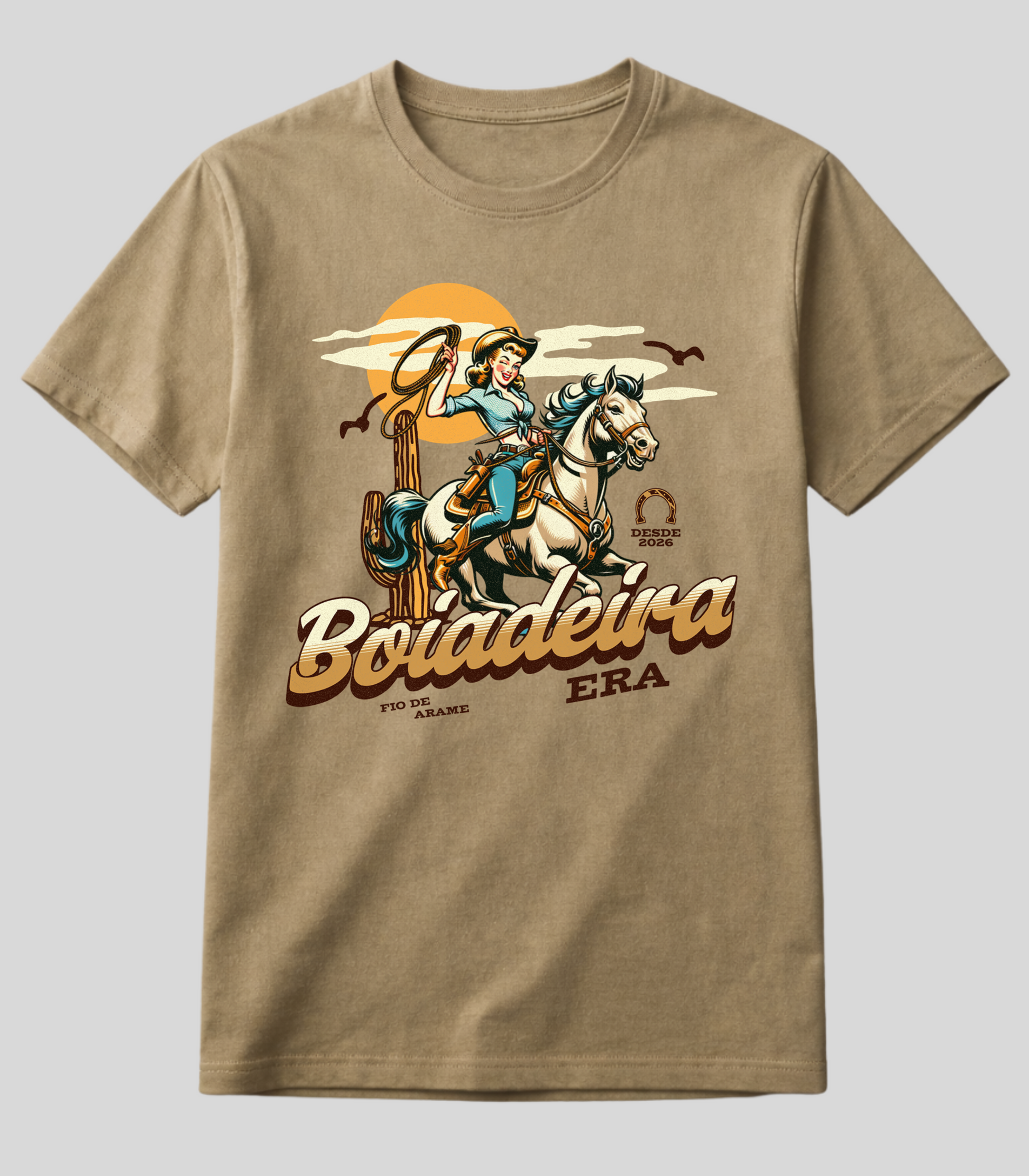 Camiseta Era da Boiadeira Fio de Arame