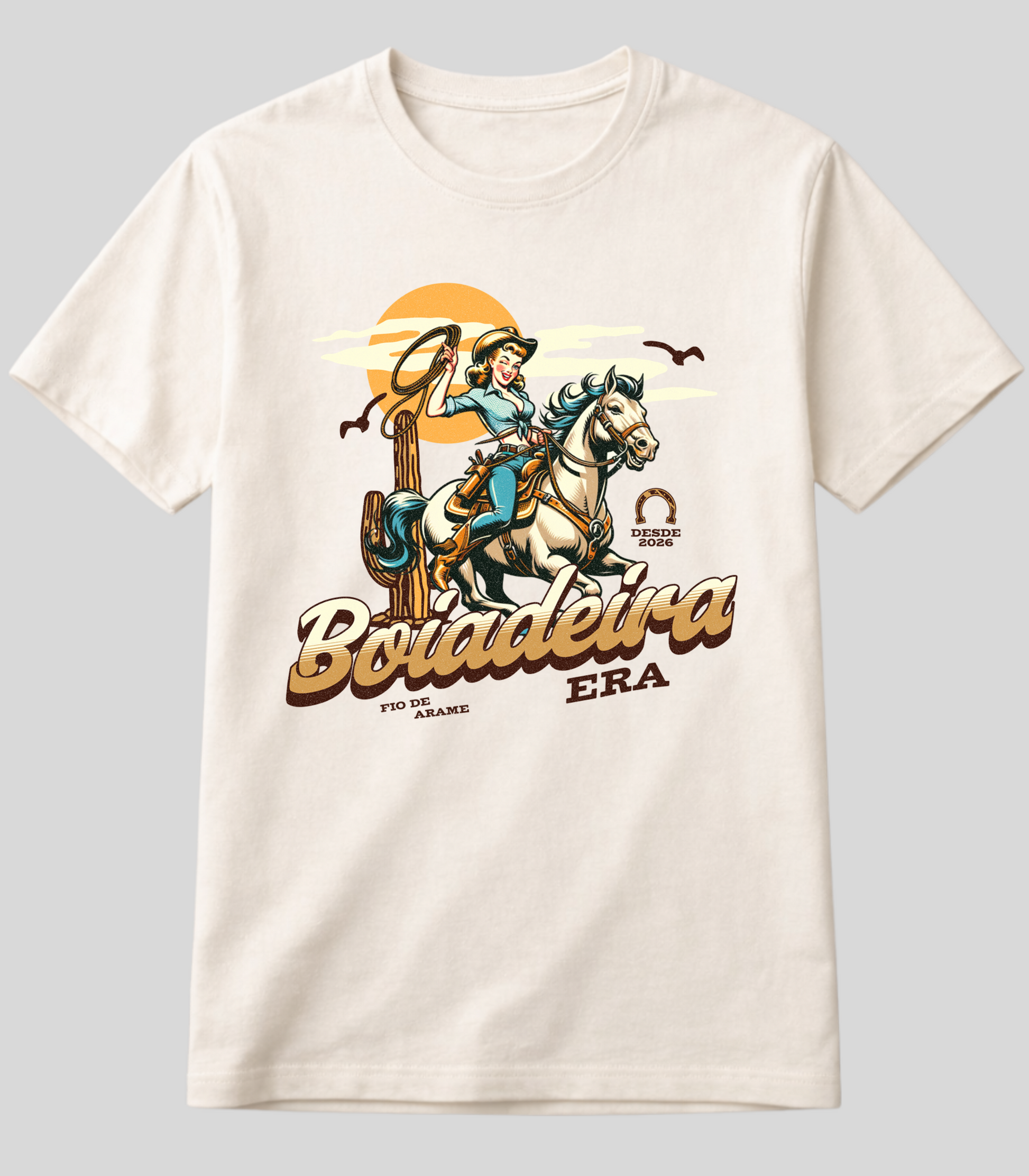 Camiseta Era da Boiadeira Fio de Arame