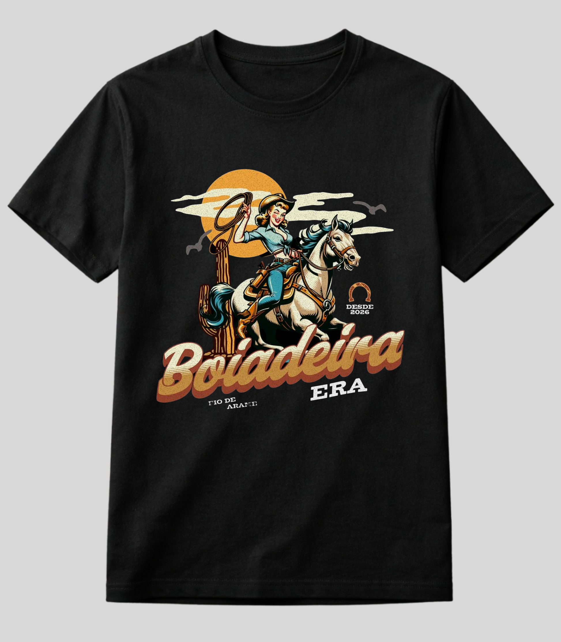 Camiseta Era da Boiadeira Fio de Arame