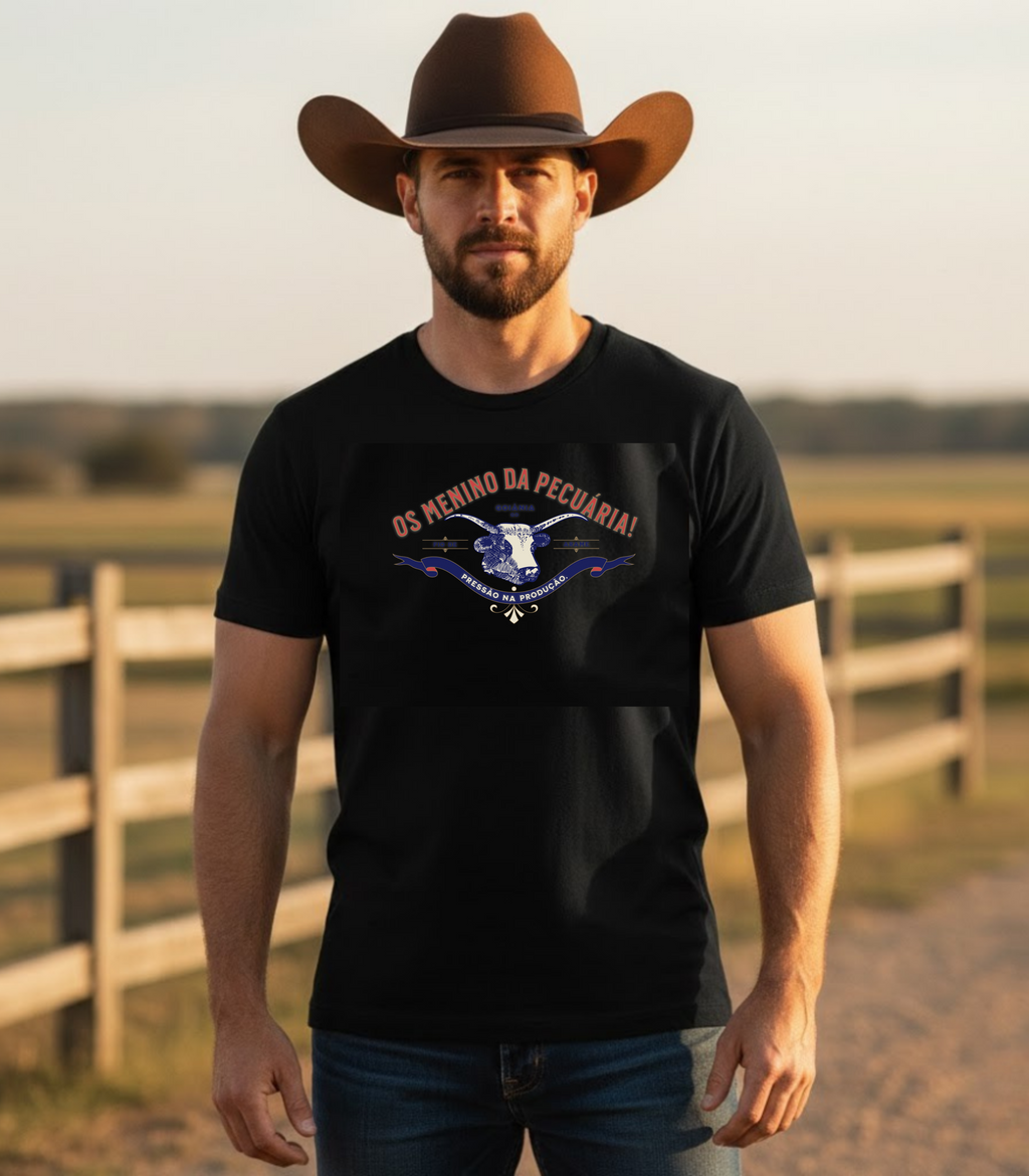 Camiseta Os Menino da Pecuária Fio de Arame