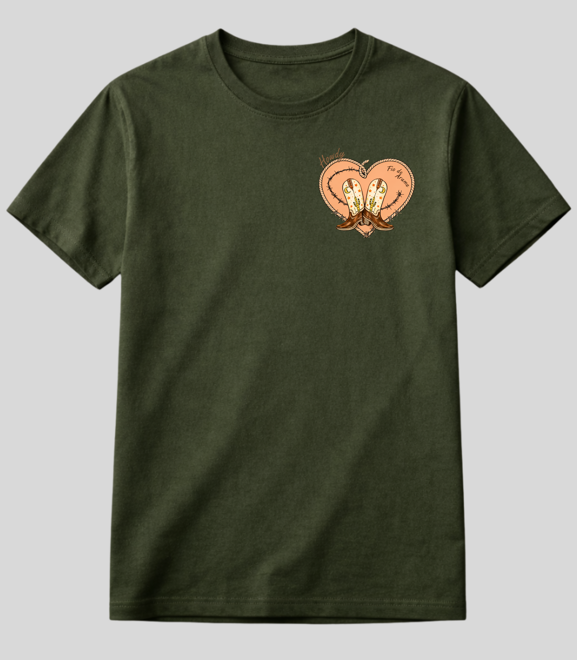 Camiseta Boots from Texas Fio de Arame