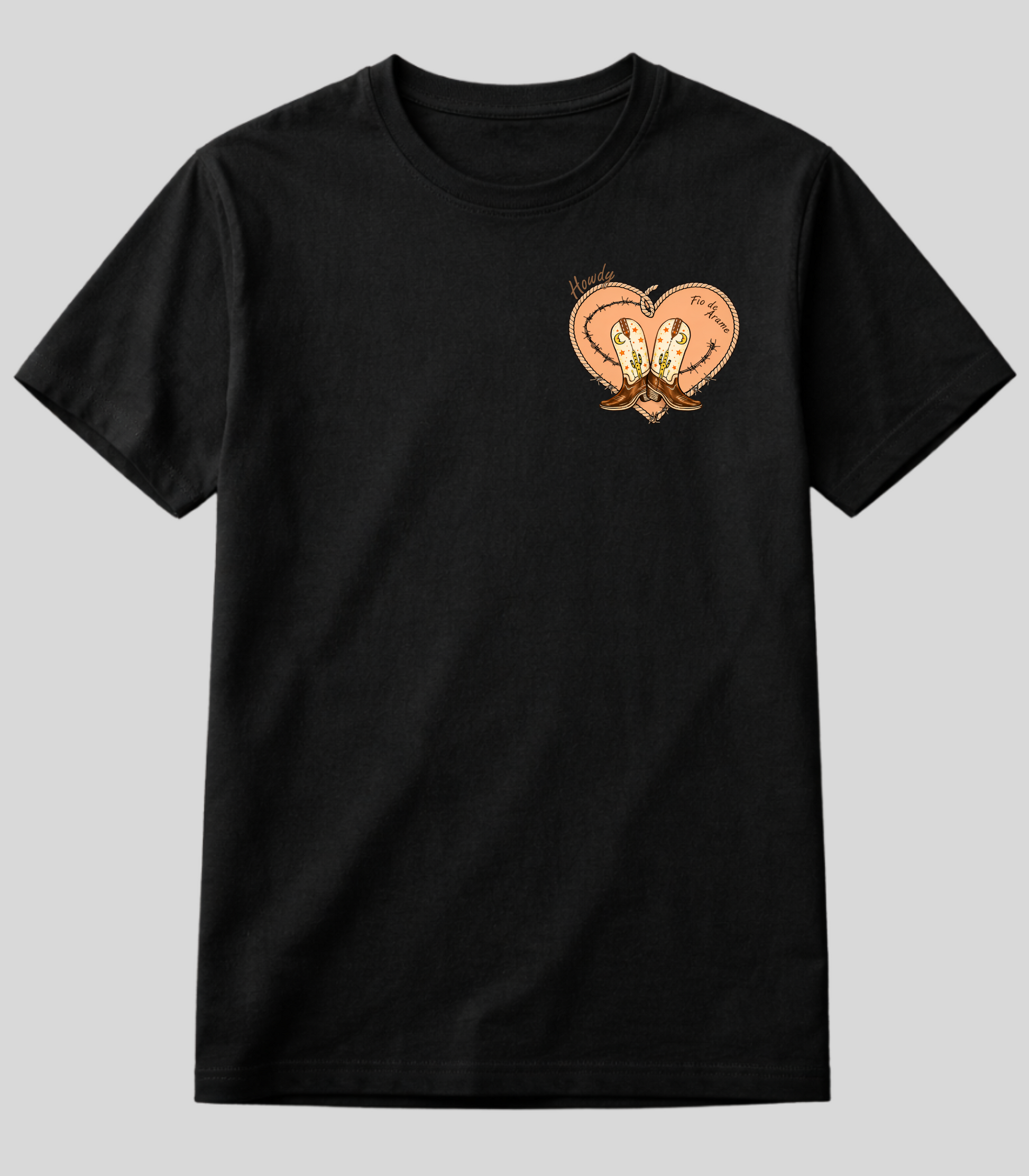Camiseta Boots from Texas Fio de Arame