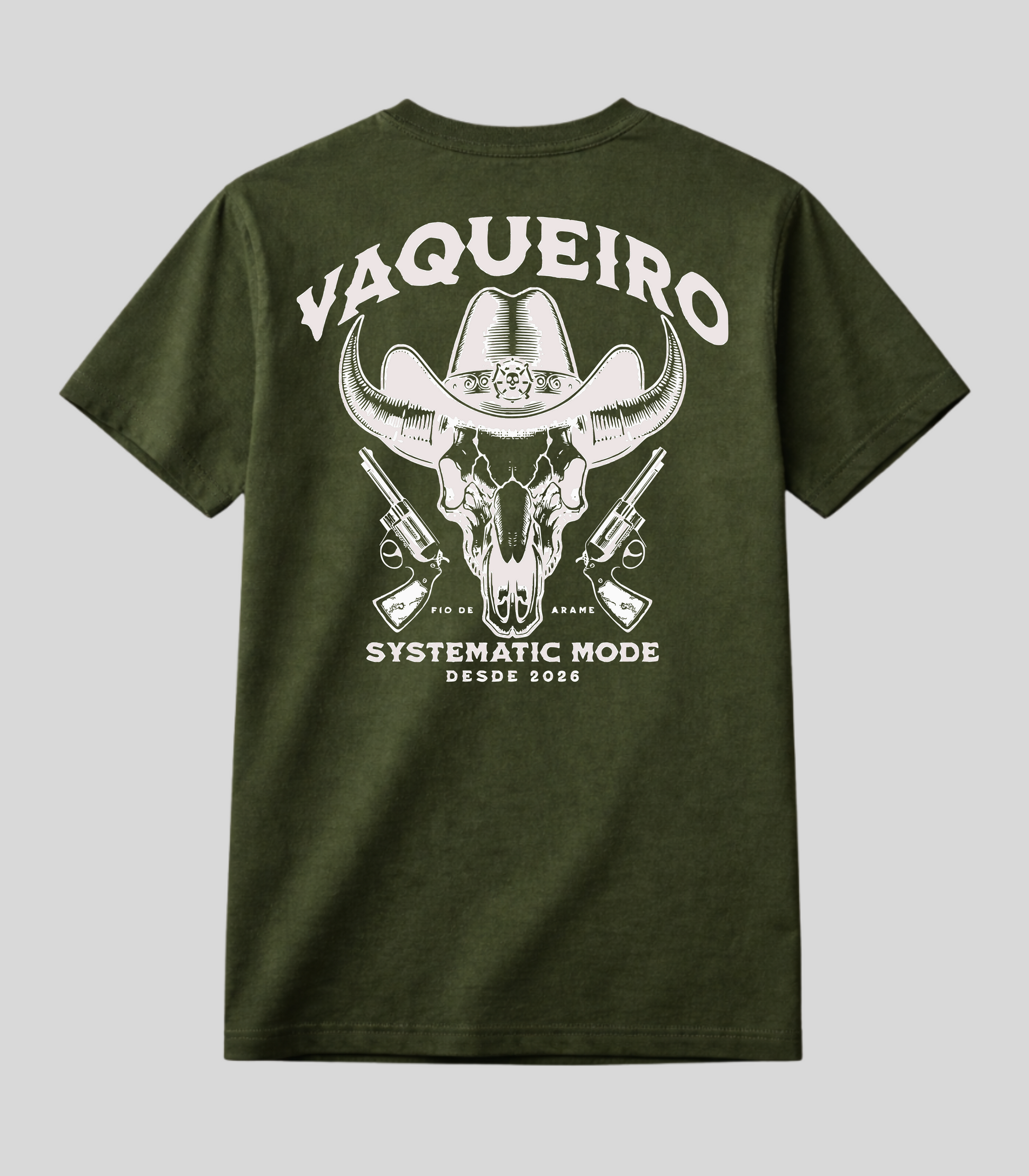 Camiseta Bruto Vaqueiro Gun Fio de Arame