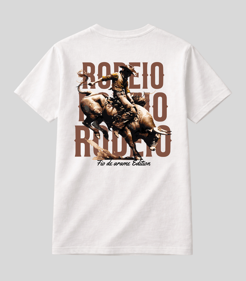 Camiseta Rodeio Touro Bravo Fio de Arame