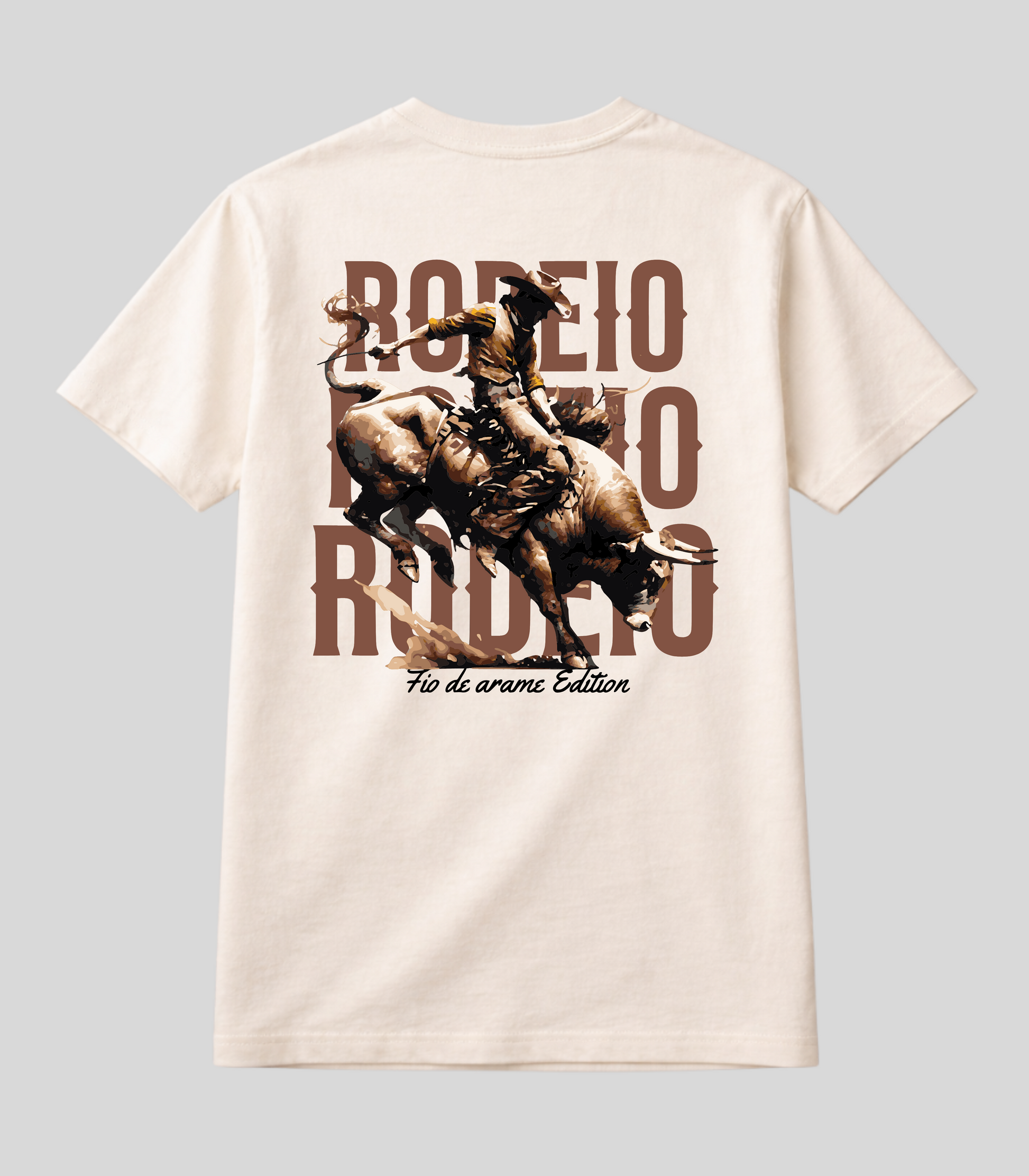 Camiseta Rodeio Touro Bravo Fio de Arame
