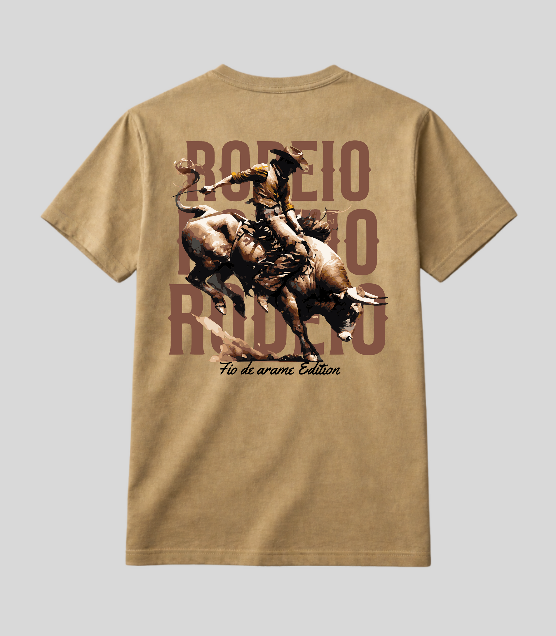 Camiseta Rodeio Touro Bravo Fio de Arame