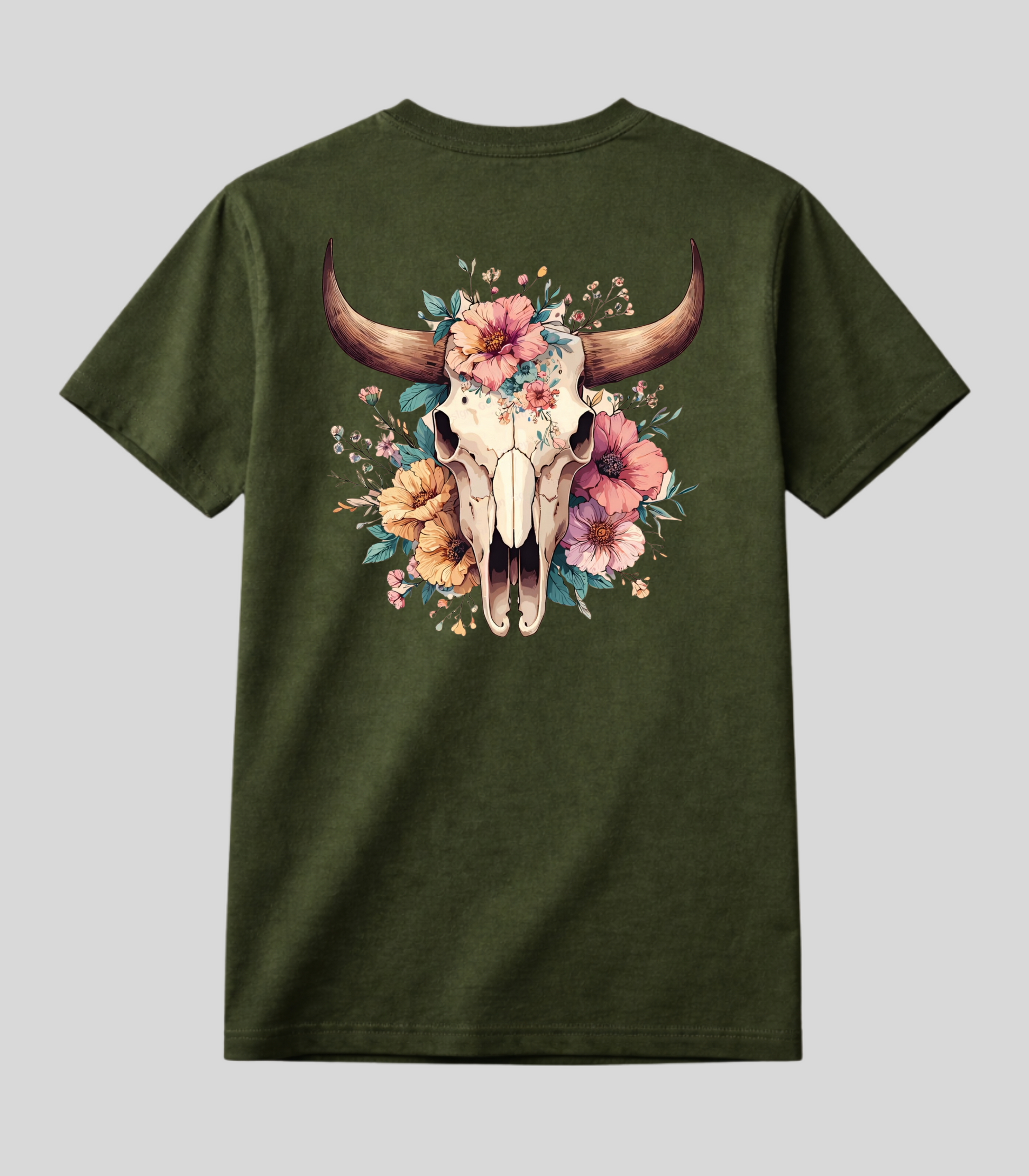 Camiseta Caveira de Boi Boiadeira Fio de Arame