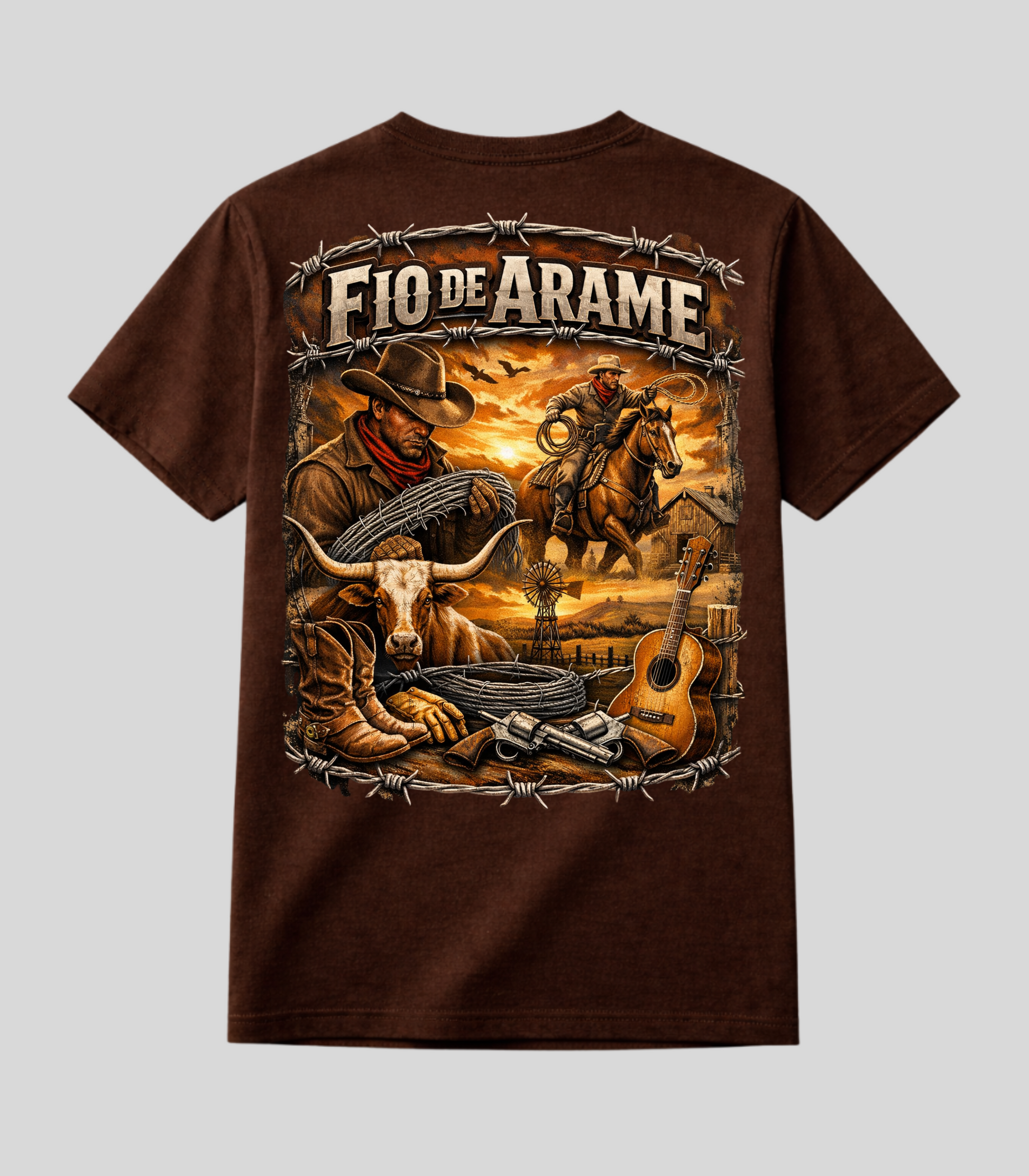 Camiseta Fio de Arame Edition A vida Country!
