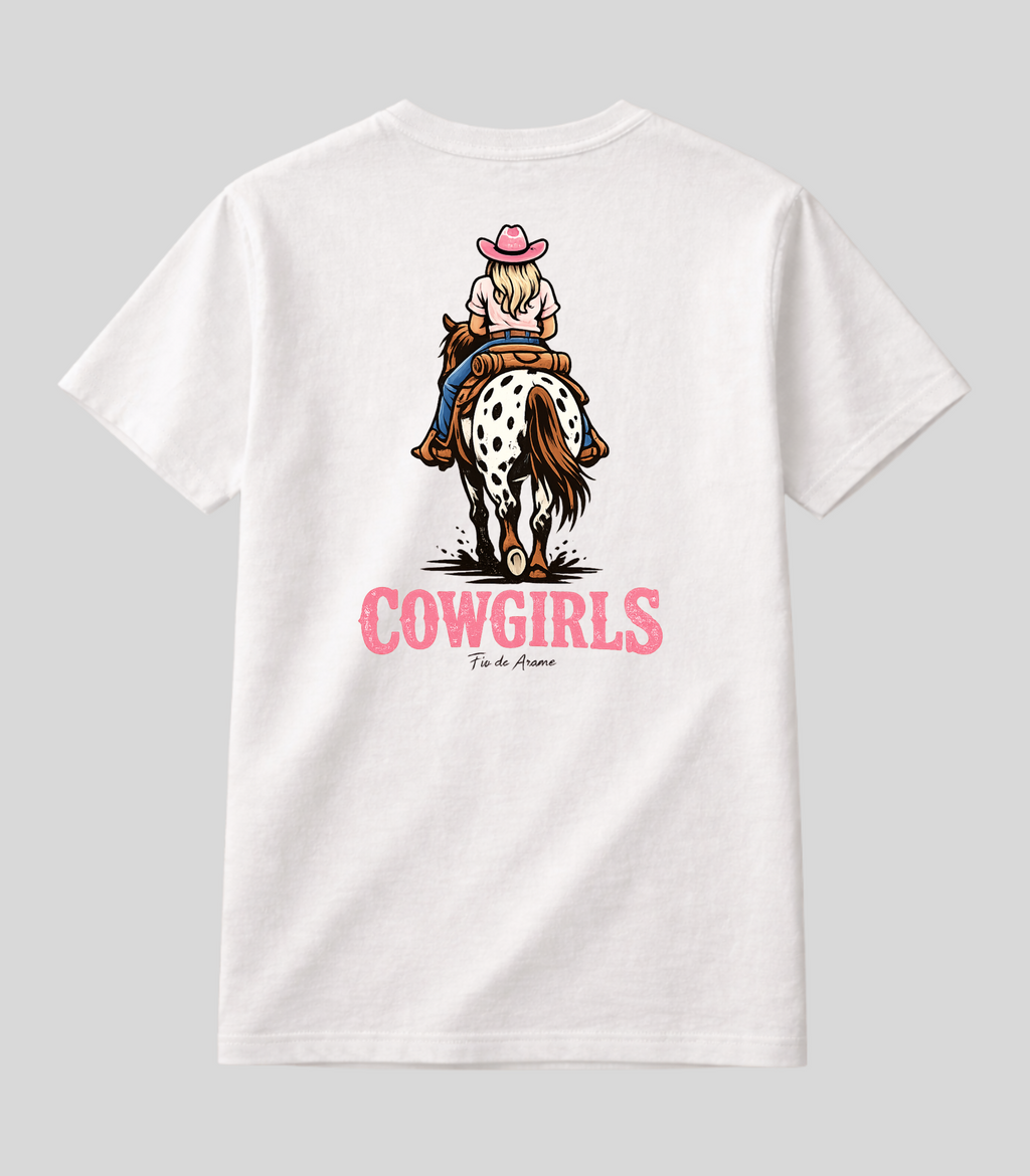 Camiseta Boiadeira Cowgilrs Country Fio de Arame