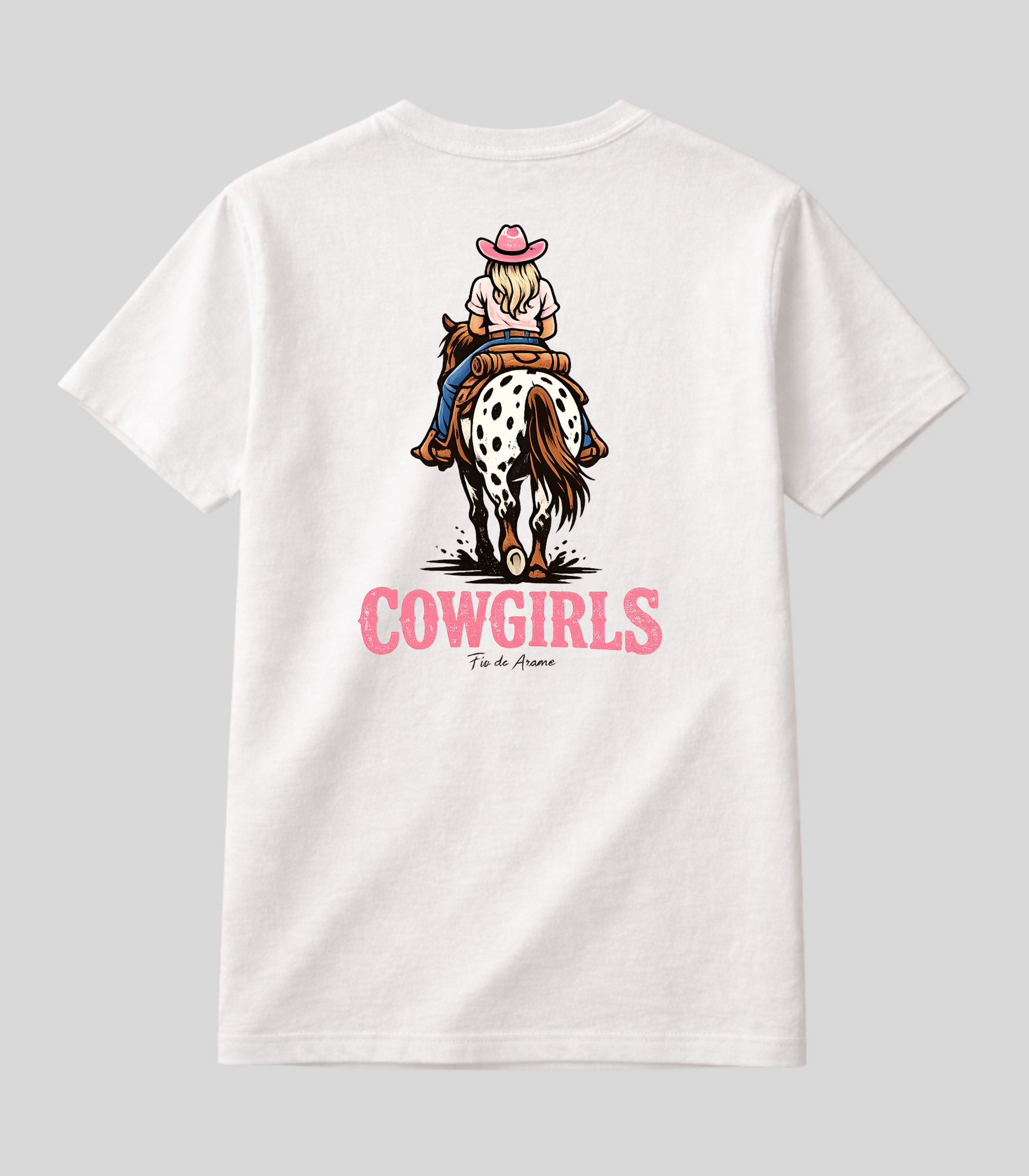 Camiseta Boiadeira Cowgilrs Country Fio de Arame