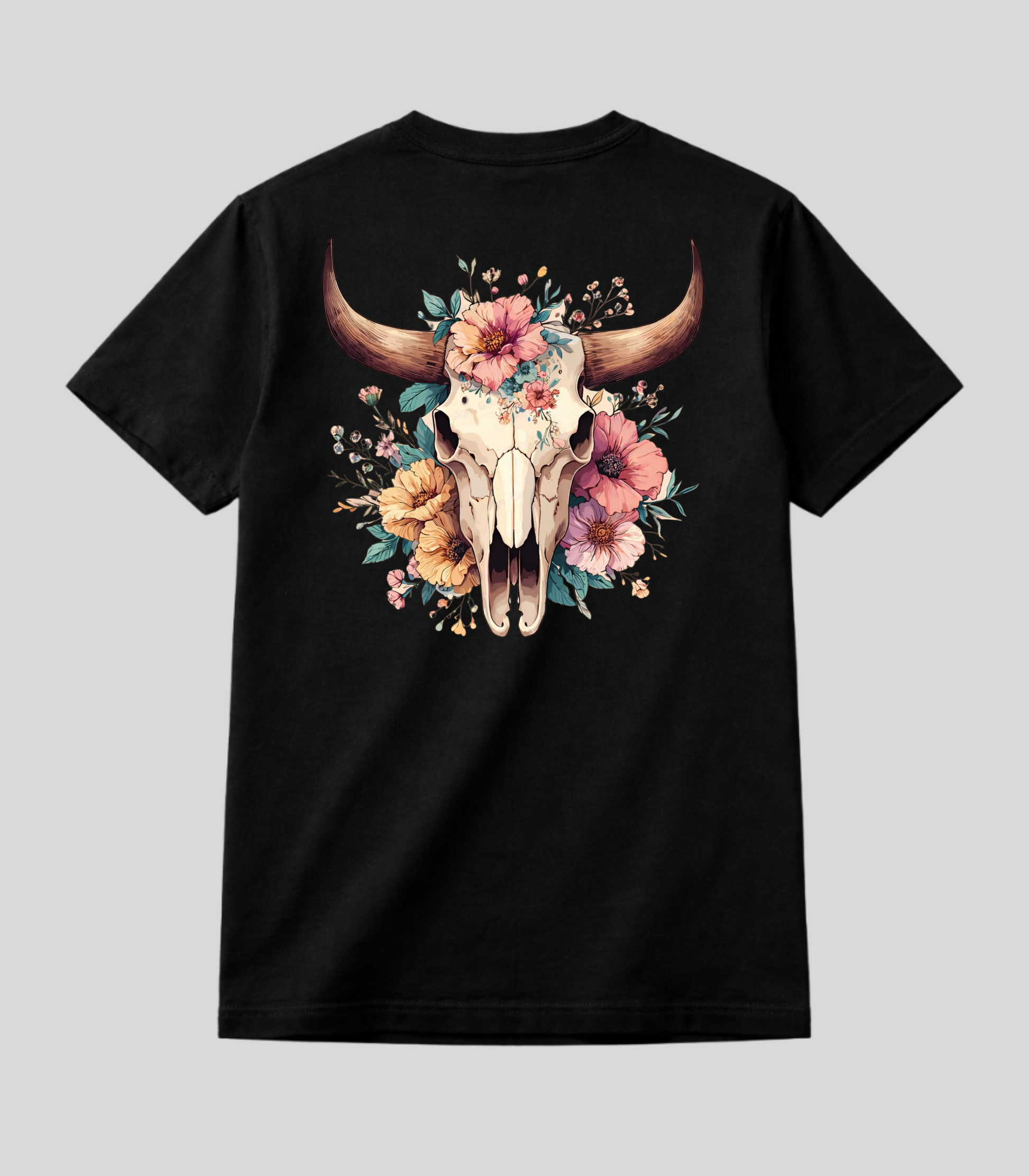 Camiseta Caveira de Boi Boiadeira Fio de Arame