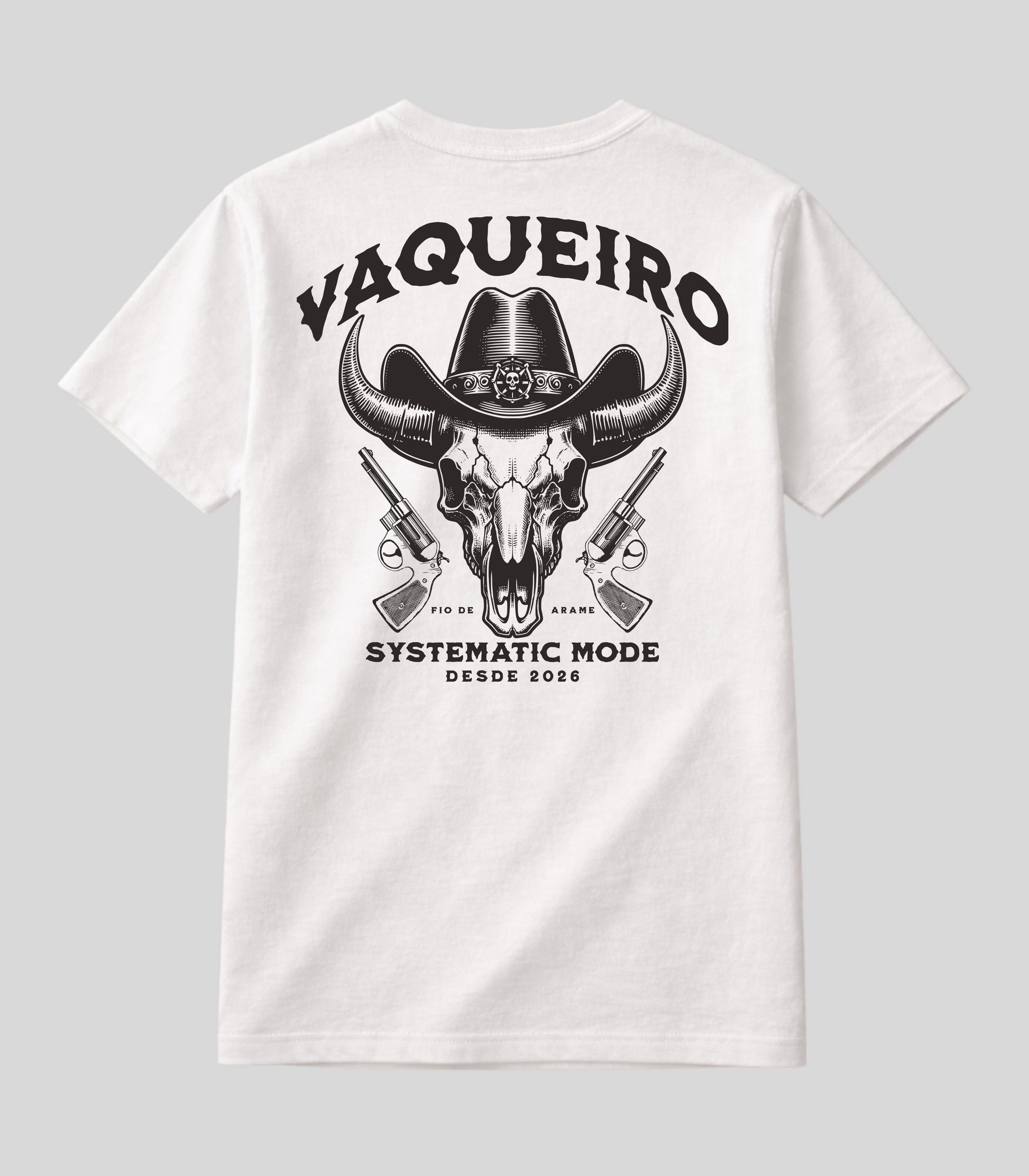 Camiseta Bruto Vaqueiro Gun Fio de Arame