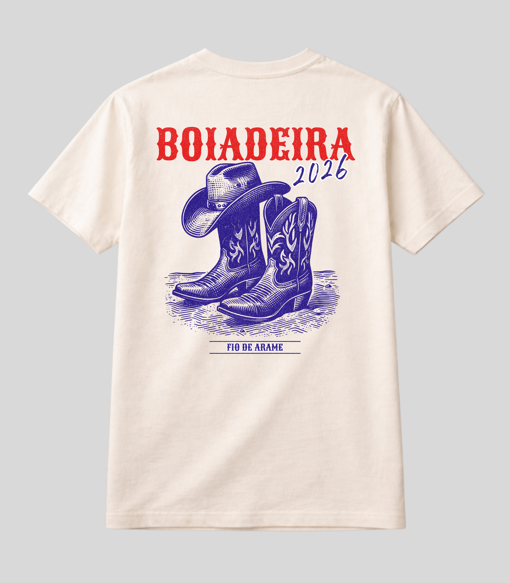 Camiseta Boiadeira BootBlue Fio de Arame 2026