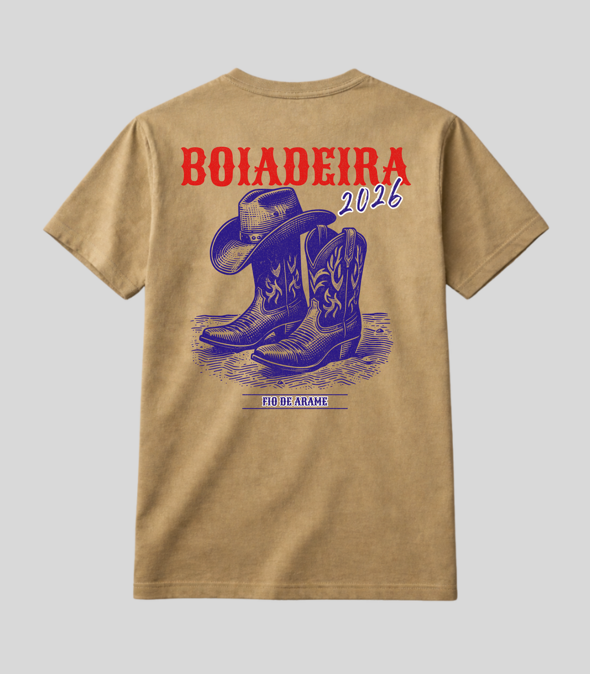 Camiseta Boiadeira BootBlue Fio de Arame 2026