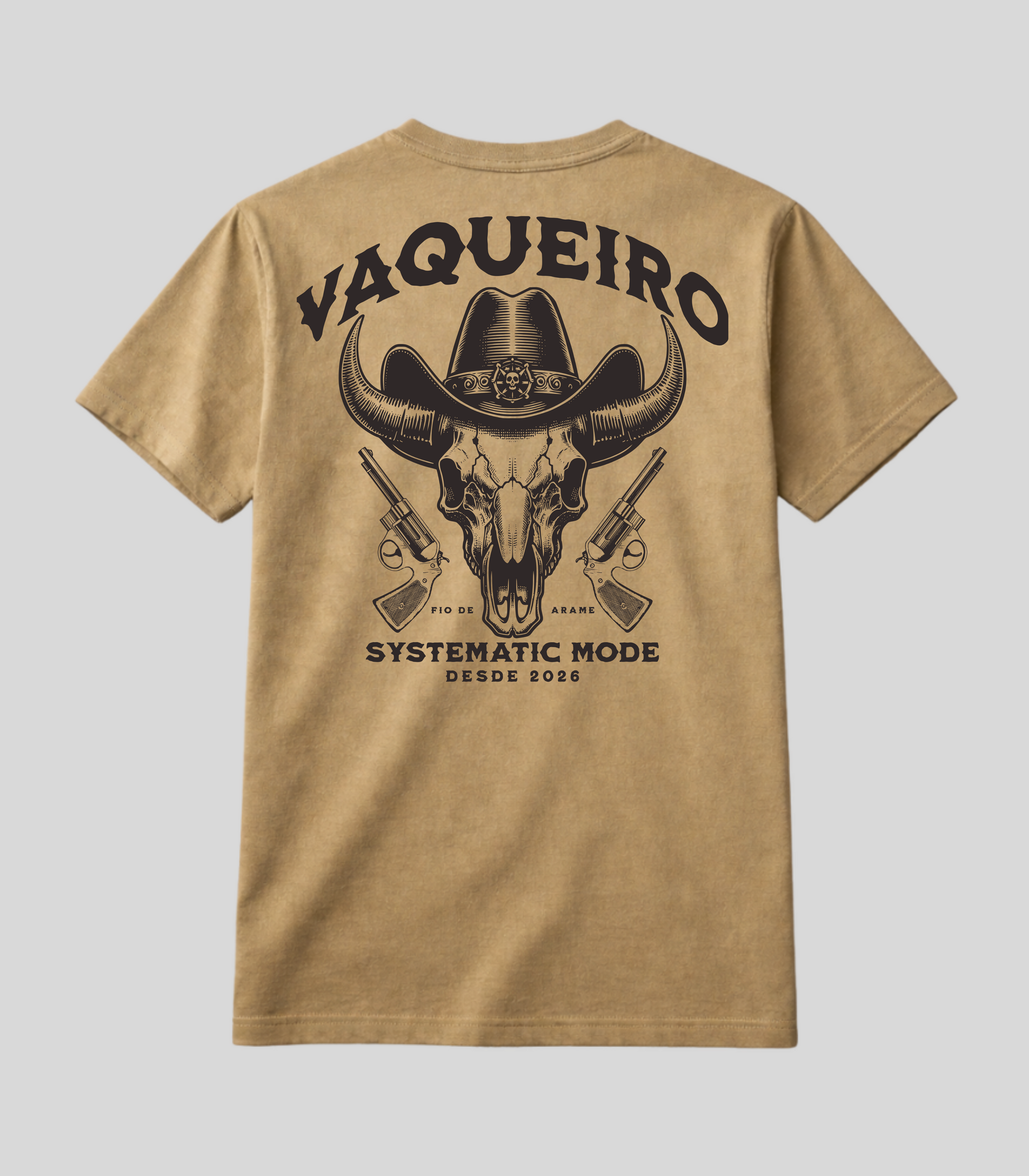 Camiseta Bruto Vaqueiro Gun Fio de Arame