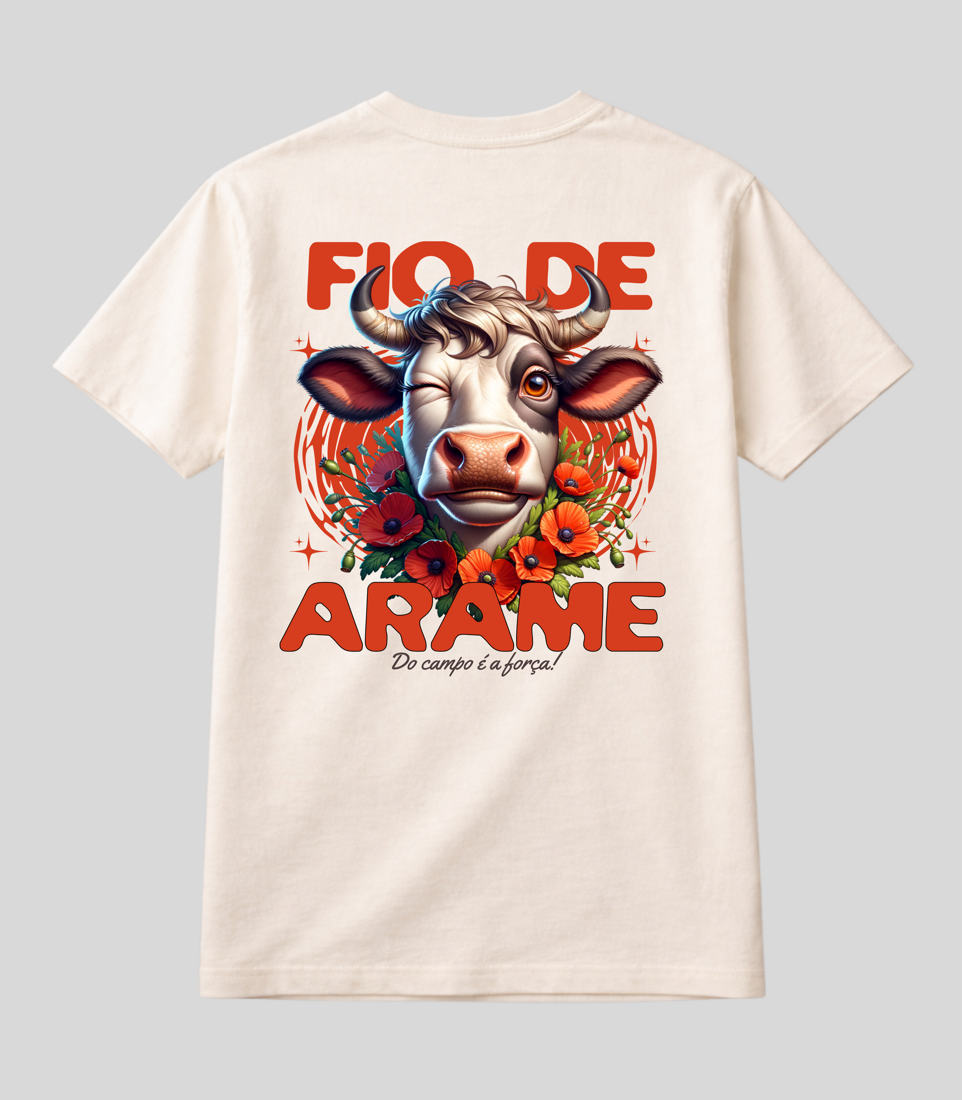 Camiseta Fio de Arame edition Cow Vaca