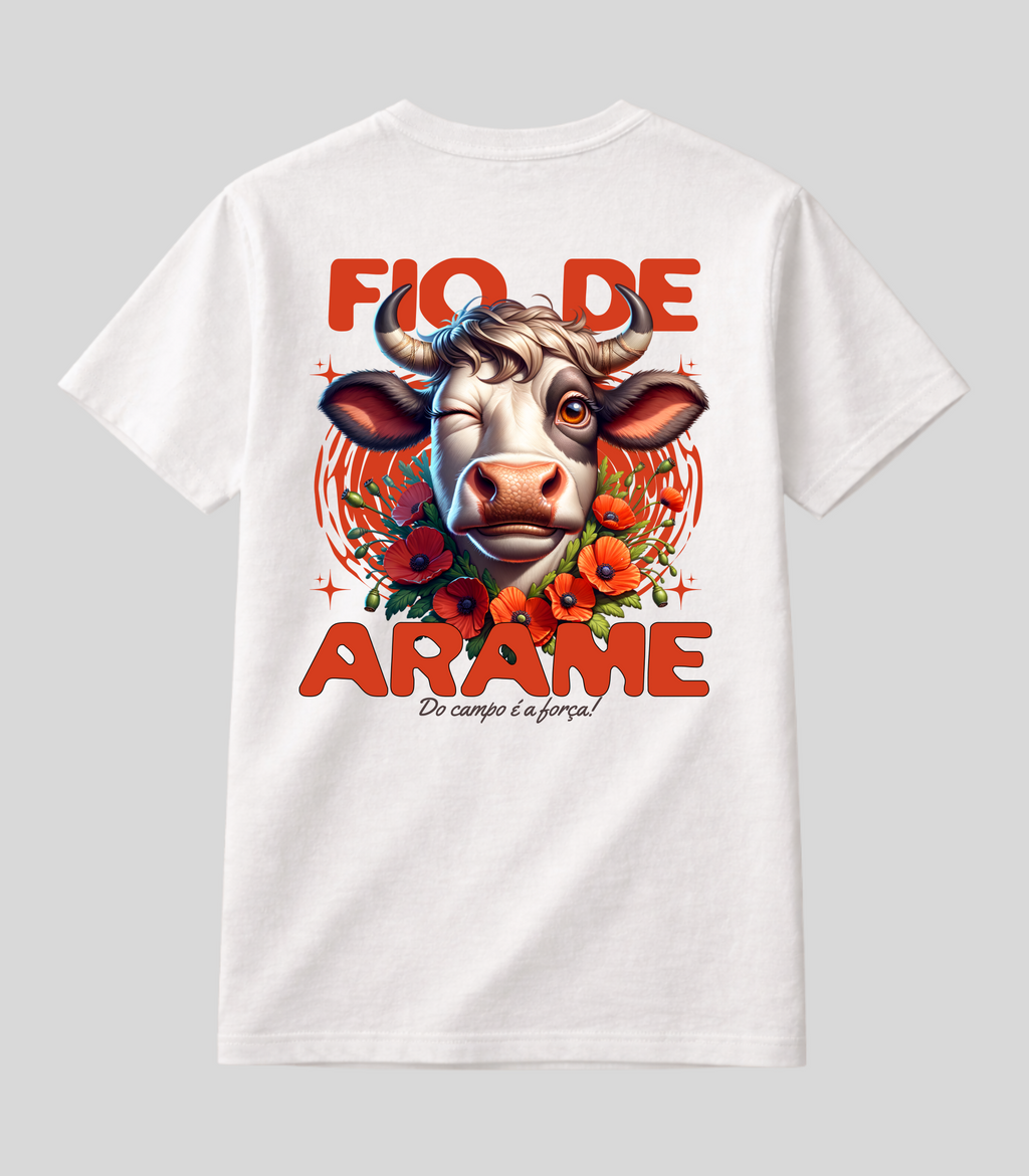 Camiseta Fio de Arame edition Cow Vaca