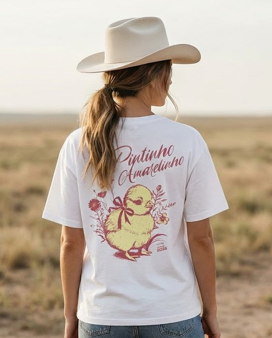 Camiseta Pintinho Amarelinho Roça Edition